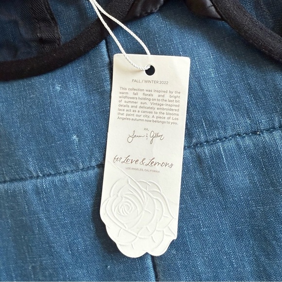 For Love And Lemons Women's Black Daisy Lashes Bra Size 36DDD - Picture 6 of 8